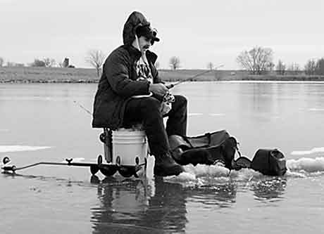 ice fishing, iowa ice fishing