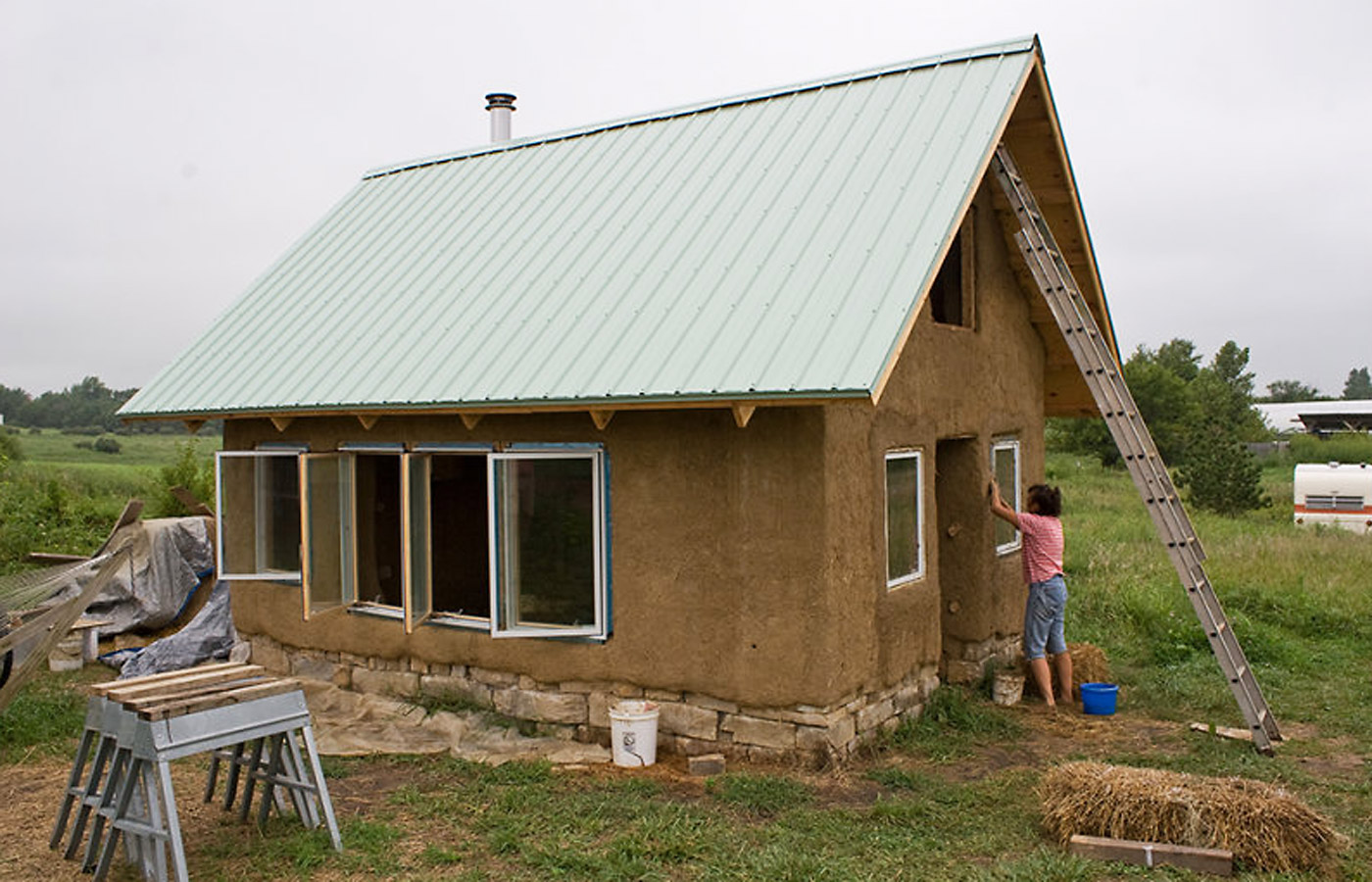 cob home, cob house, corn cob house