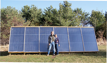 solar collector, Thom Krystofiak, Diana Krystofiak