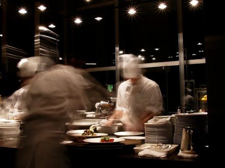 busy kitchen