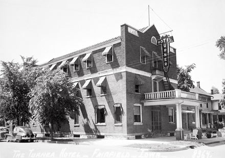 turner hotel, fairfield iowa