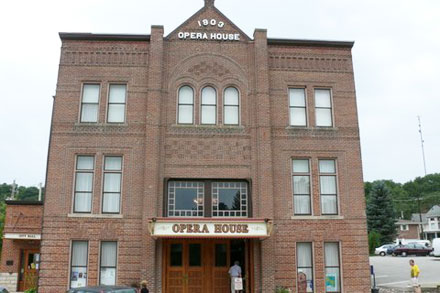 opera house, elkader opera house