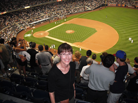 Mary Helen Stefaniak, yankee stadium