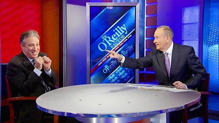 jon stewart, bill oreilly