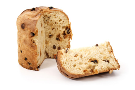 panettone, panettone slice