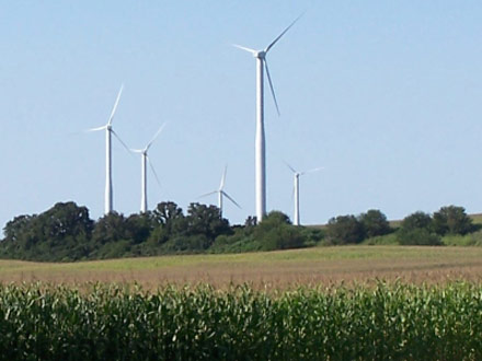 wind turbines