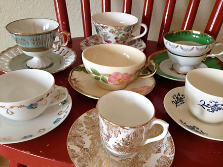 vintage teacups