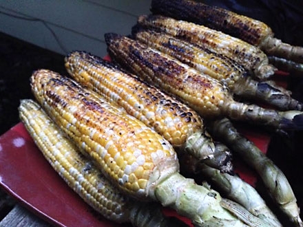 grilled corn