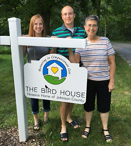 the bird house, hospice iowa city, hospice johnson county