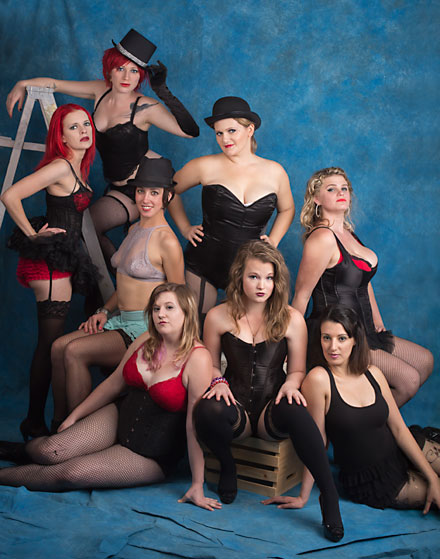 burlesque, feist club, iowa burlesque