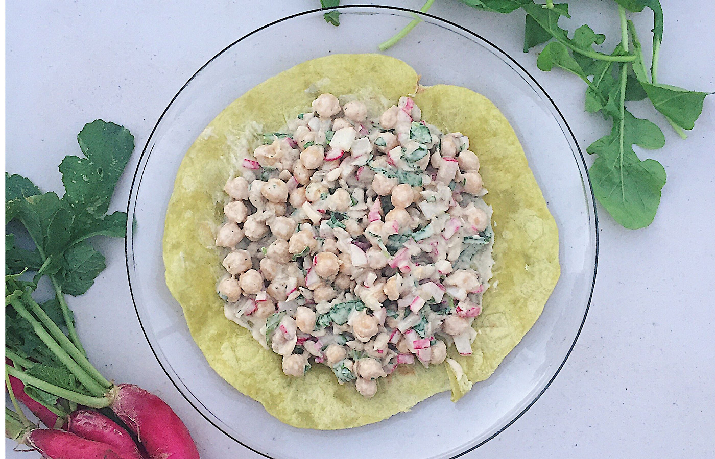 chickpea wrap